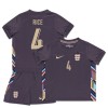 Officiële Voetbalshirt + Korte Broek Engeland Rice 4 Uit EK 2024 - Kids